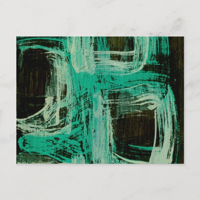 Cartão Postal Aquamarine Windows I (Frente)