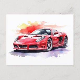 Cartão Postal Aquarela