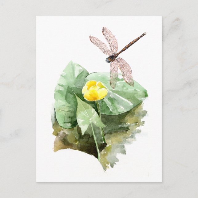 Cartão Postal aquarela aquosa (Frente)