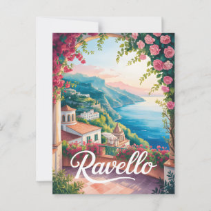 Cartão Postal Aquarela de Ravello