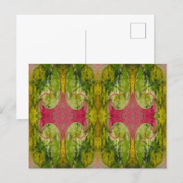 Cartão Postal Aquarela E Abstrato Impressionística Arte