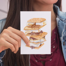 Aquarela S'mores Realistas