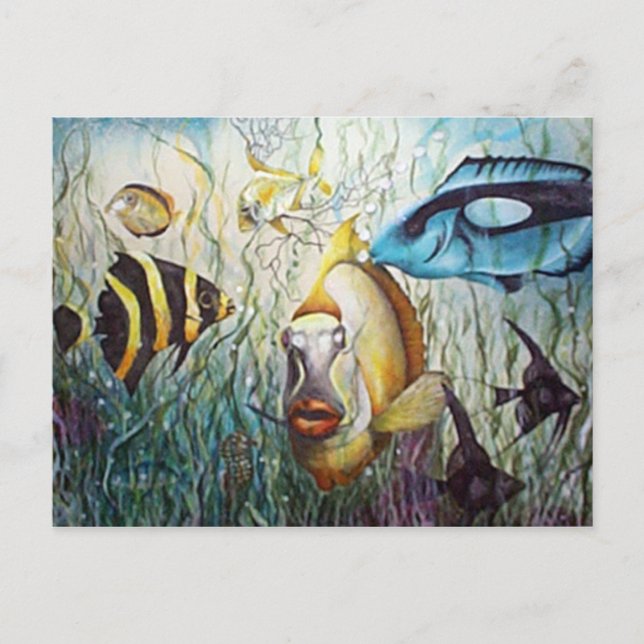 Cartão Postal Aquário (Frente)