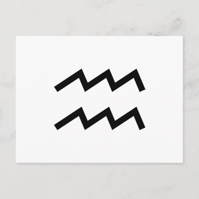 Cartão Postal Aquário (Frente)