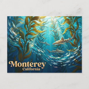 Cartão Postal Aquário da Baía de Monterey EUA