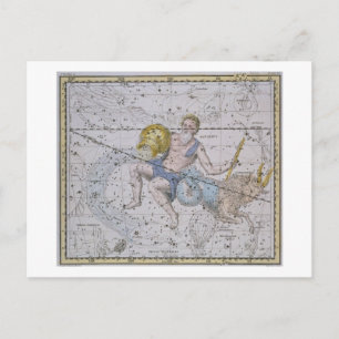 Cartão Postal Aquário e Capricórnio, de 'A Celestial Atlas',