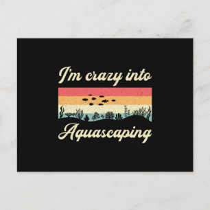 Cartão Postal Aquário, estou louco em Aquascaping Fish Aquarist