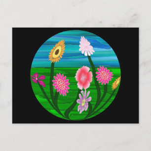 Cartão Postal Aquário Flor