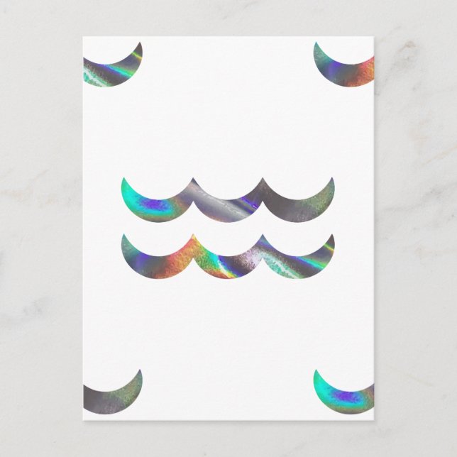 Cartão Postal Aquário holograma (Frente)