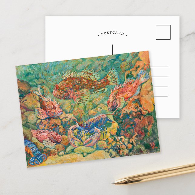 Cartão Postal Aquário | Theo van Rysselberghe (Criador carregado)