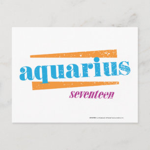 Cartão Postal Aquarius Aqua