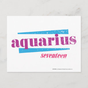 Cartão Postal Aquarius Purple