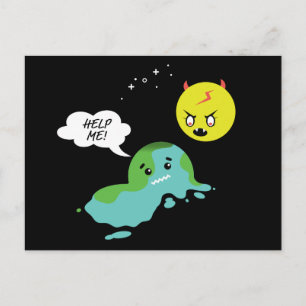 Cartão Postal Aquecimento global