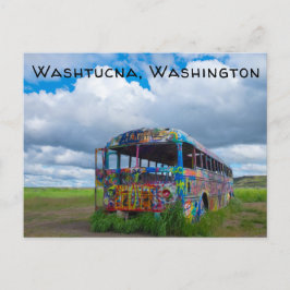 Cartão Postal Aquele ônibus NW Washtucna Washington