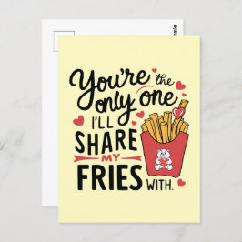 Cartão Postal Aquele que eu vou compartilhar minhas fadas com Na