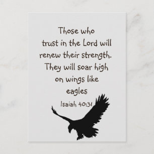 Cartão Postal Aqueles que confiam na Inspiração das Escrituras