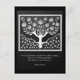 Cartão Postal Aqueles que fazem a alma florescer