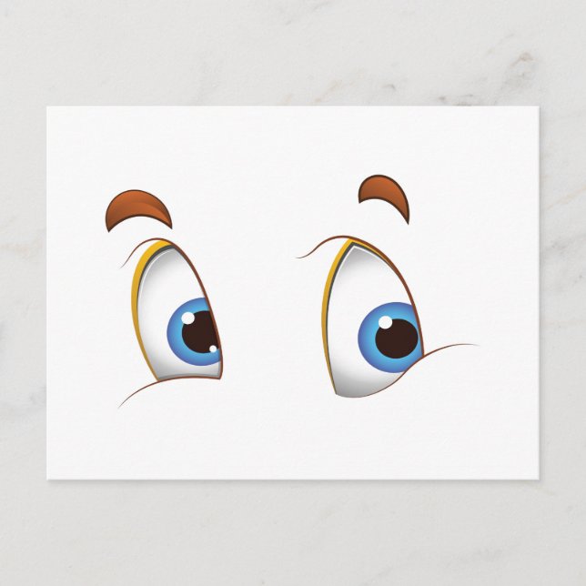 Cartão Postal Aqui está a olhar para ti Kid Blue Eyes (Frente)