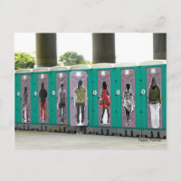 Aqui estão os Toilets John/Portable:)