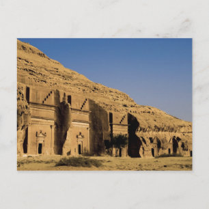 Cartão Postal Arábia Saudita, local de Madain Saleh, antiga 2
