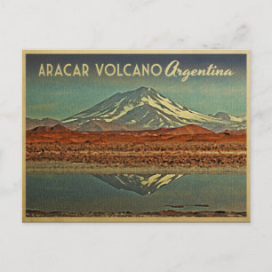 Cartão Postal Aracar Volcano Argentina