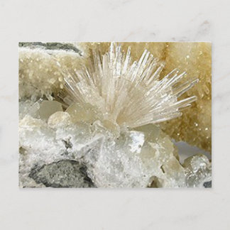 Cartão Postal Aragonite and Quartz