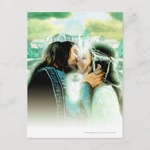 Cartão Postal Aragorn e ARWEN™ Kiss