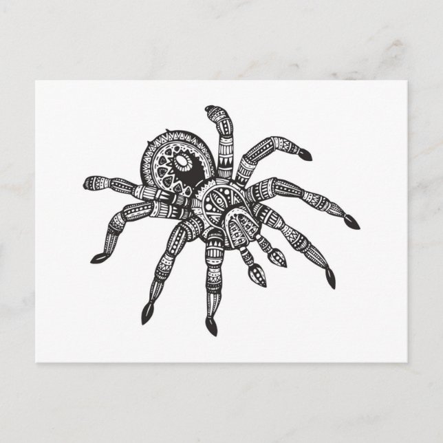 Cartão Postal Aranha Inspirada (Frente)