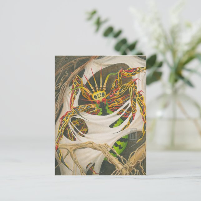Cartão Postal Aranha Raiz (Em pé/Frente)