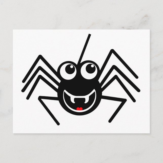 Cartão Postal Aranha Sorridente (Frente)