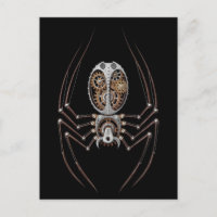Aranha Steampunk em Preto