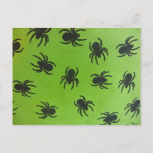 Cartão Postal Aranhas Assustadoras