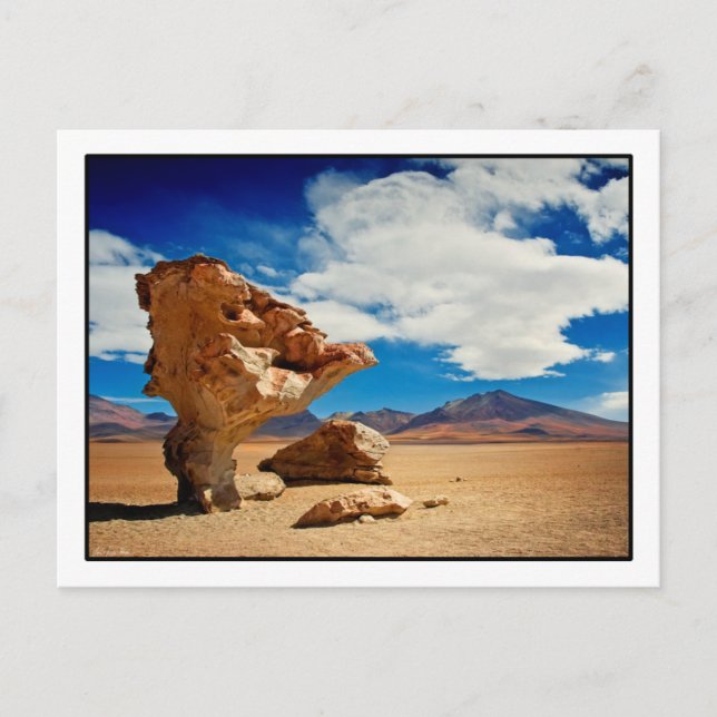 Cartão postal Árbol de Piedra (Frente)