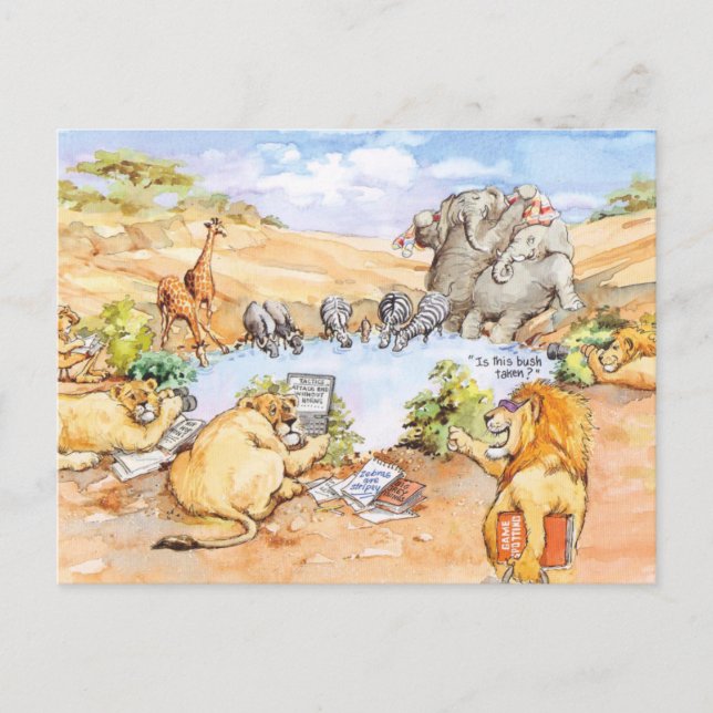 Cartão Postal Arbusto livre (Frente)