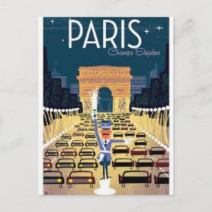 Cartão Postal Arc de Paris de Triomphe