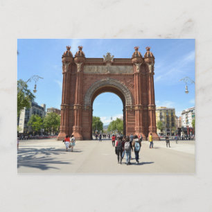 Cartão Postal "Arc de Triomf", Barcelona