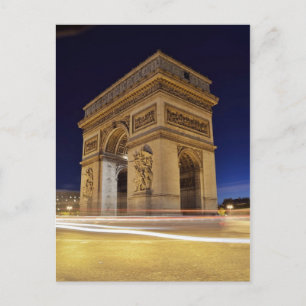 Cartão Postal Arc de Triomphe de l'Étoile em Paris