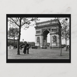 Cartão Postal Arc de Triomphe de l'Étoile, Paris, França