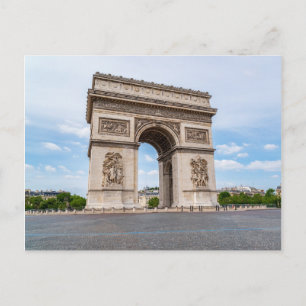 Cartão Postal Arc de Triomphe em Paris, França