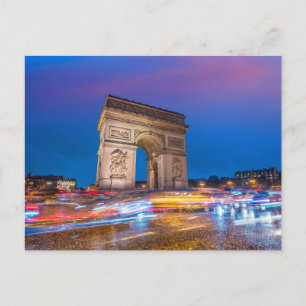 Cartão Postal Arc de Triomphe   Monumento Nacional   Paris Fran