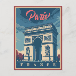 Cartão postal Arc de Triomphe Vintage