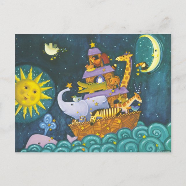 Cartão Postal Arca À Noite (Frente)