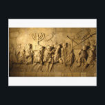 Cartão Postal Arca de Titus<br><div class="desc">O Arco de Titus é um arco honroso do século 1rua d.C., localizado na Via Sacra, Roma, a sudeste do Fórum Romano. Foi construído em c. A.D. 82 do Imperador Domitiano pouco depois da morte do seu irmão mais velho, Titus, para comemorar as vitórias de Titus, incluindo o cerco de...</div>