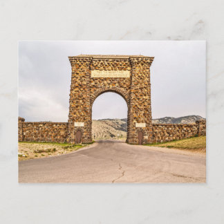Cartão Postal Arca Roosevelt no extremo norte de Yellowstone