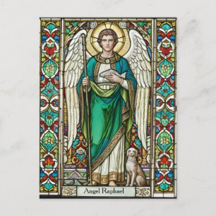 Cartão Postal Arcanjo Rafael - Anjo Rafael
