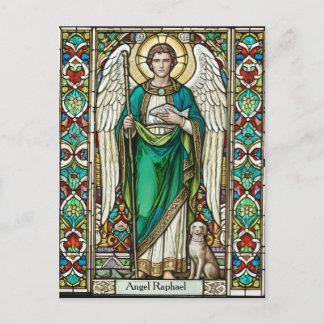 Cartão Postal Arcanjo Rafael - Anjo Rafael