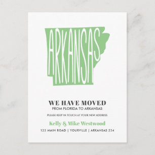 Cartão Postal ARCanSÁS Mudamos Novo endereço Nova Casa