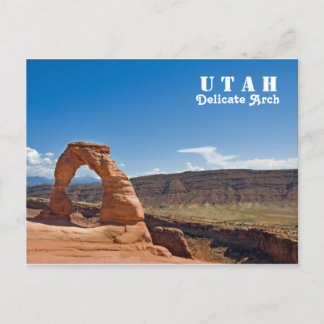 Cartão Postal Arch Delicado de Utah