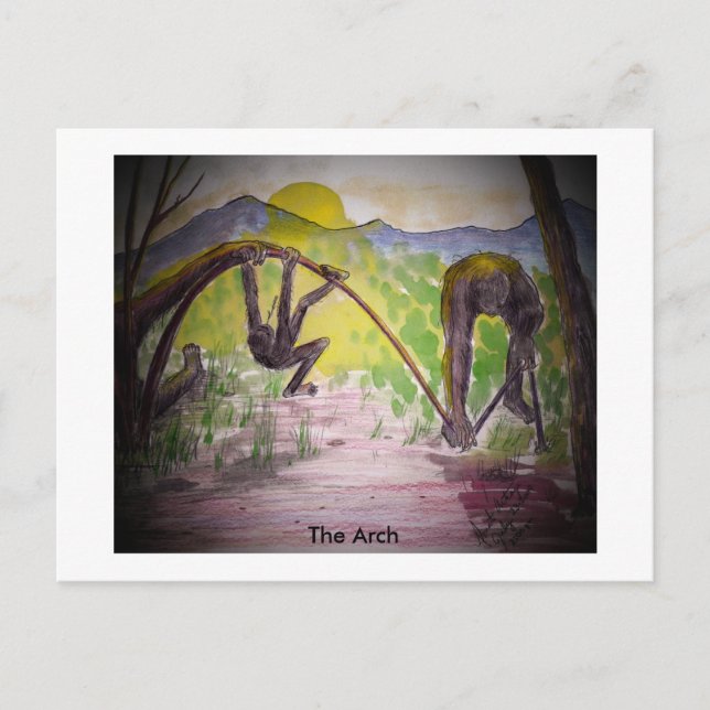 Cartão Postal Arch, O Arco (Frente)