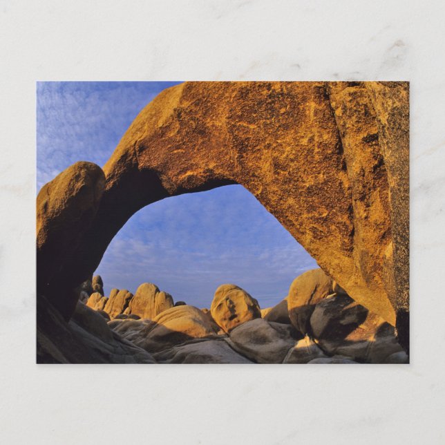 Cartão Postal Arch Rock at Joshua Tree National Park in (Frente)